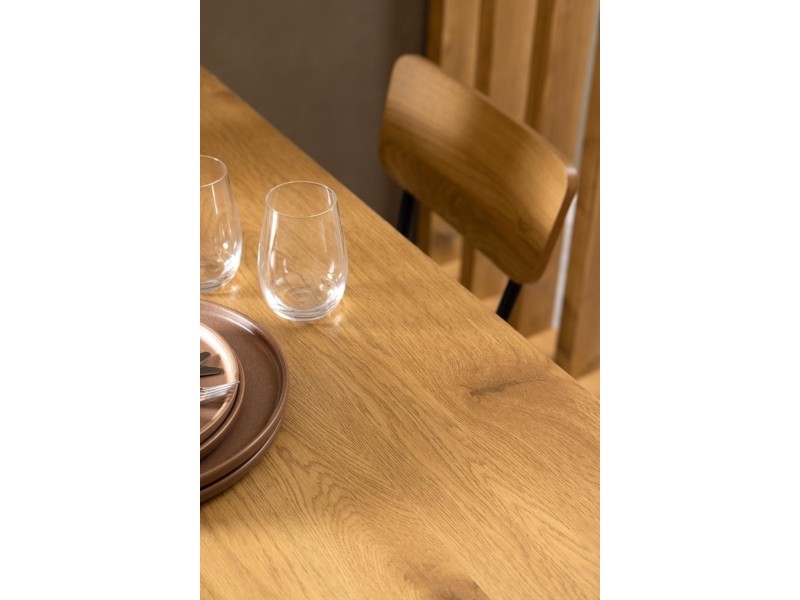 Stół Peru 120x80cm dąb/czarny - ACTONA